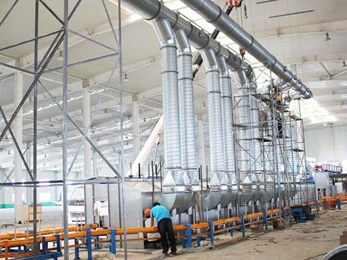 【鍍鋅風管】杭州中亞機械股份有限公司車間通風系統(tǒng)設(shè)計